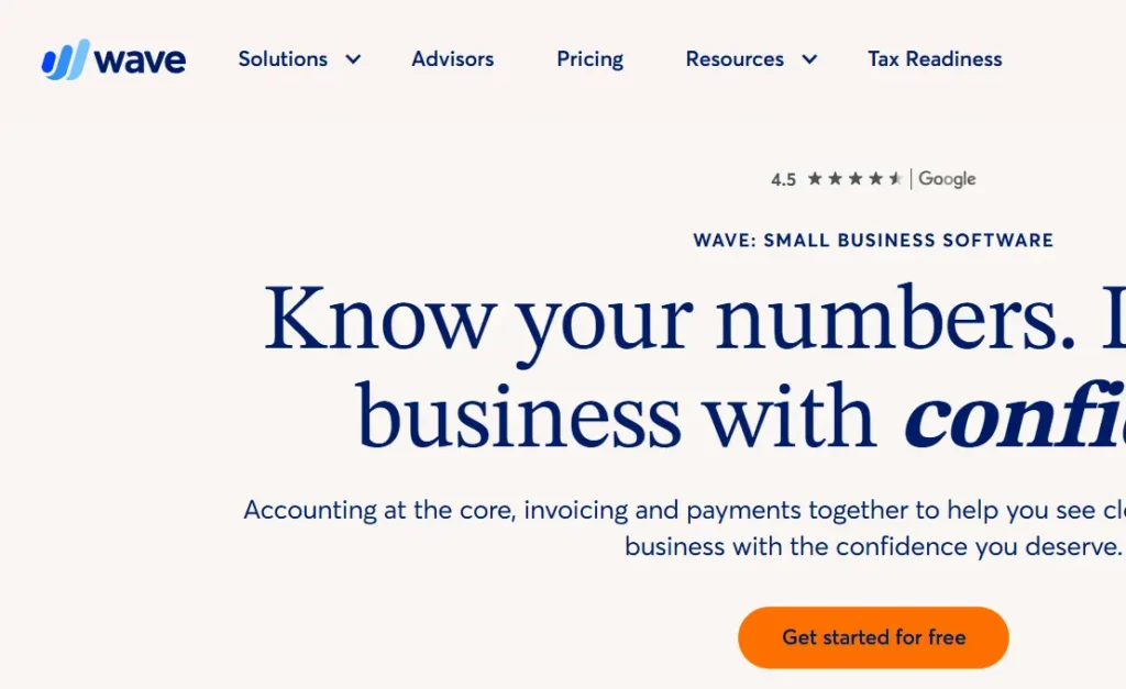 wave accounting software