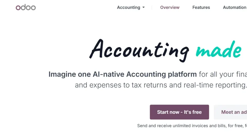 odoo accounting software price
